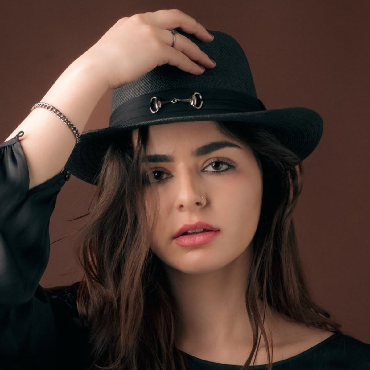 Jo's Equestrian Hat in Black