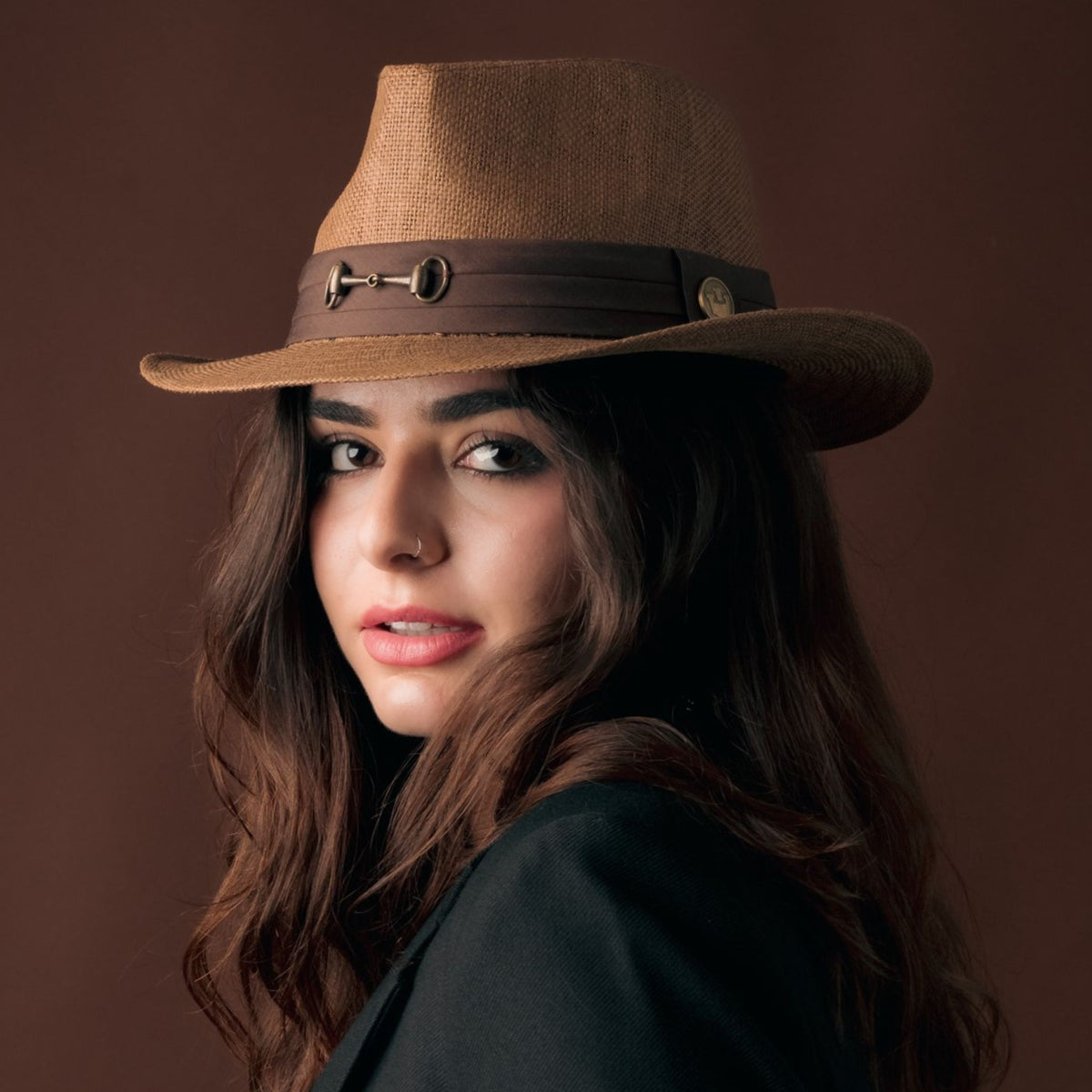 Jo's Equestrian Hat in Light Brown