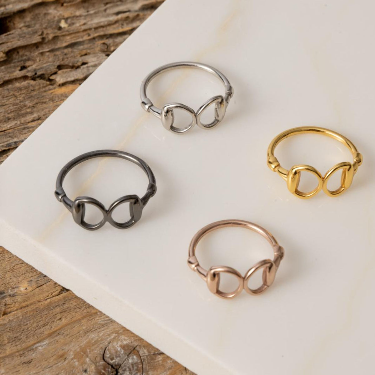 Jo's Sterling Silver Snaffle Bit Rings