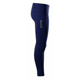 Jod-Z Kids Equestrian Riding Leggings in Mazarine Blue