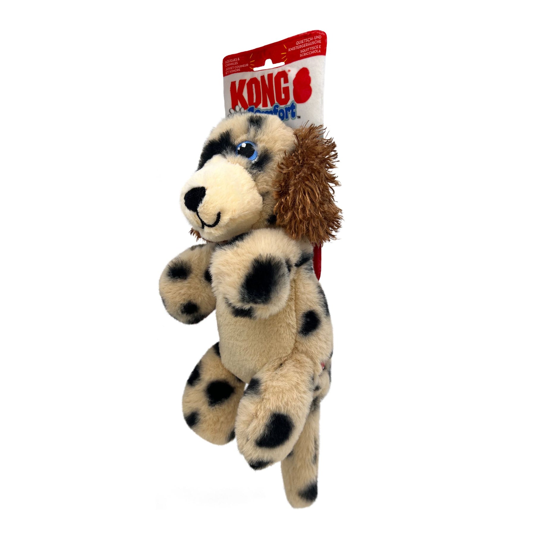 KONG Comfort Pups Spot Plush Dog Toy