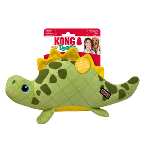 KONG Dynos Roars Dog Toy in Green