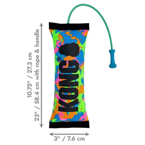 KONG Bunji Hi-Viz Bumper Dog Toy in Assorted Colours