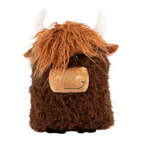 KONG Comfort Jumbo Highland Cow Dog Plush Toy