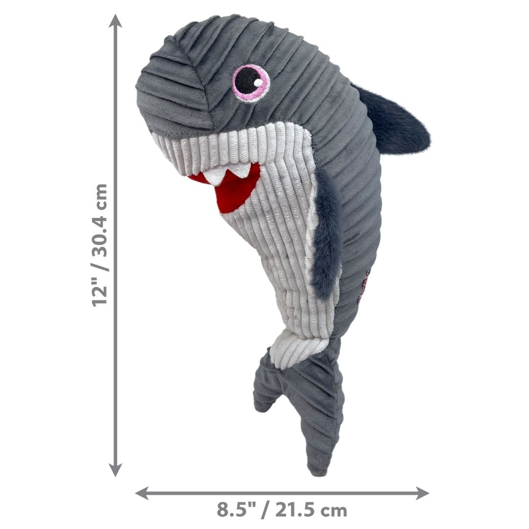 KONG Cuteseas Rufflez Shark Dog Toy
