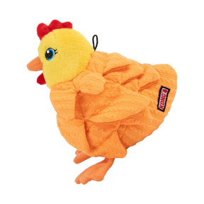 KONG Layerz Forage Hen Dog Plush Toy