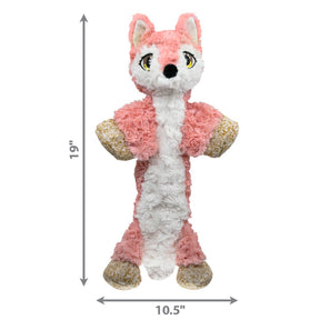 KONG Low Stuff Flopzie Fox Dog Plush Toy