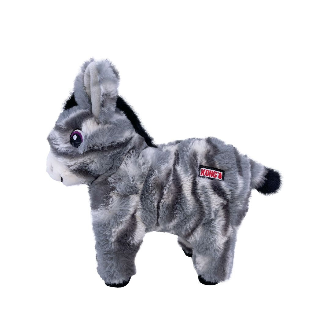KONG Low Stuff Stripes Donkey Dog Toy