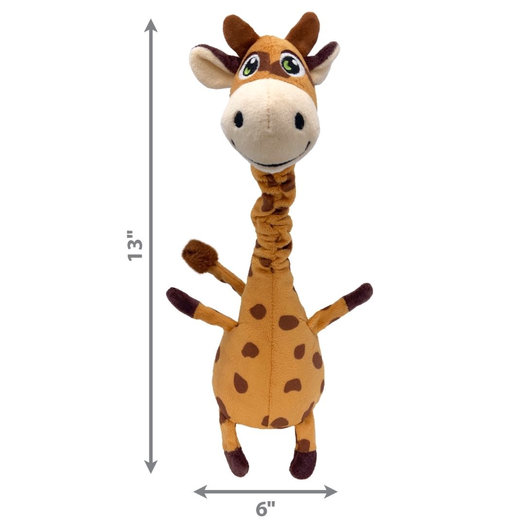 KONG Shakers Bobz Giraffe Dog Plush Toy