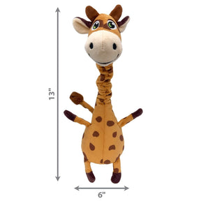 KONG Shakers Bobz Giraffe Dog Plush Toy