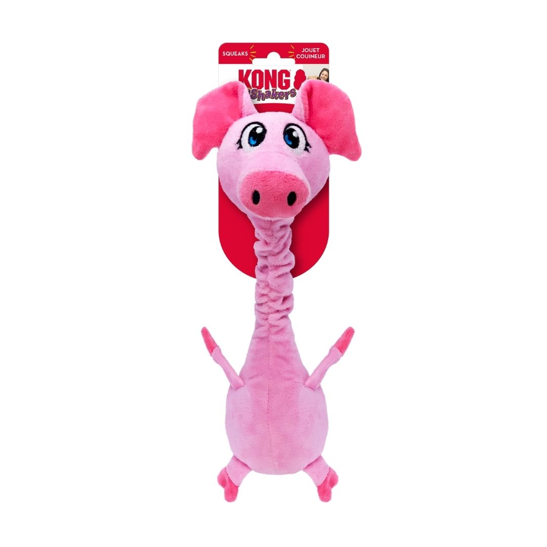 KONG Shakerz Bobz Pig Dog Toy