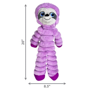 KONG Shakerz Crumples Sloth Dog Toy