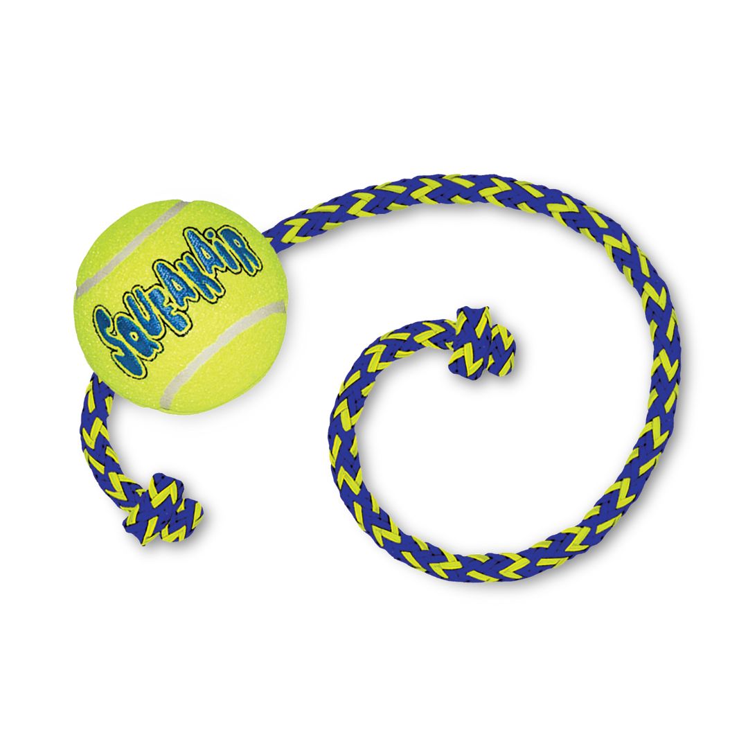 KONG SqueakAir Ball witn Rope