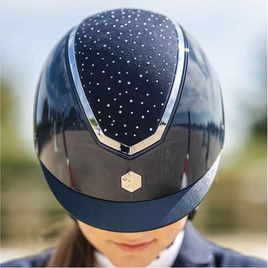 KYLO Navy Gloss Silver Crystal