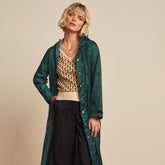 King Louie Women's Lizzy Raincoat in Ponderosa Green