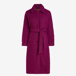 King Louie Women's Rachel Puff Coat Memphis in Wild Fuchsia