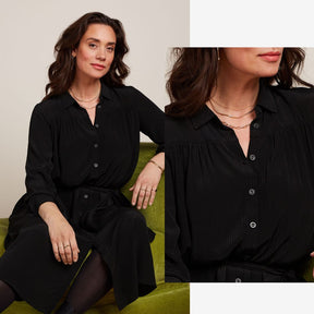 King Louie Women's Amy Dress Allegra in Black