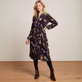King Louie Women's Carina Dress Rising in Evening Blue