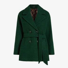 King Louie Women's Maura Coat Short Kennedy in Forest Green