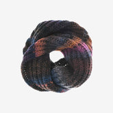 La Fee Maraboutee Multicolored Wool Scarf in Violine