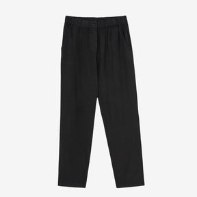 La Fee Maraboutee Women's Loose-Fitting Lyocell Trouser in Black