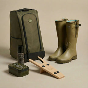 Le Chameau Boot Bag in Vert Chameau