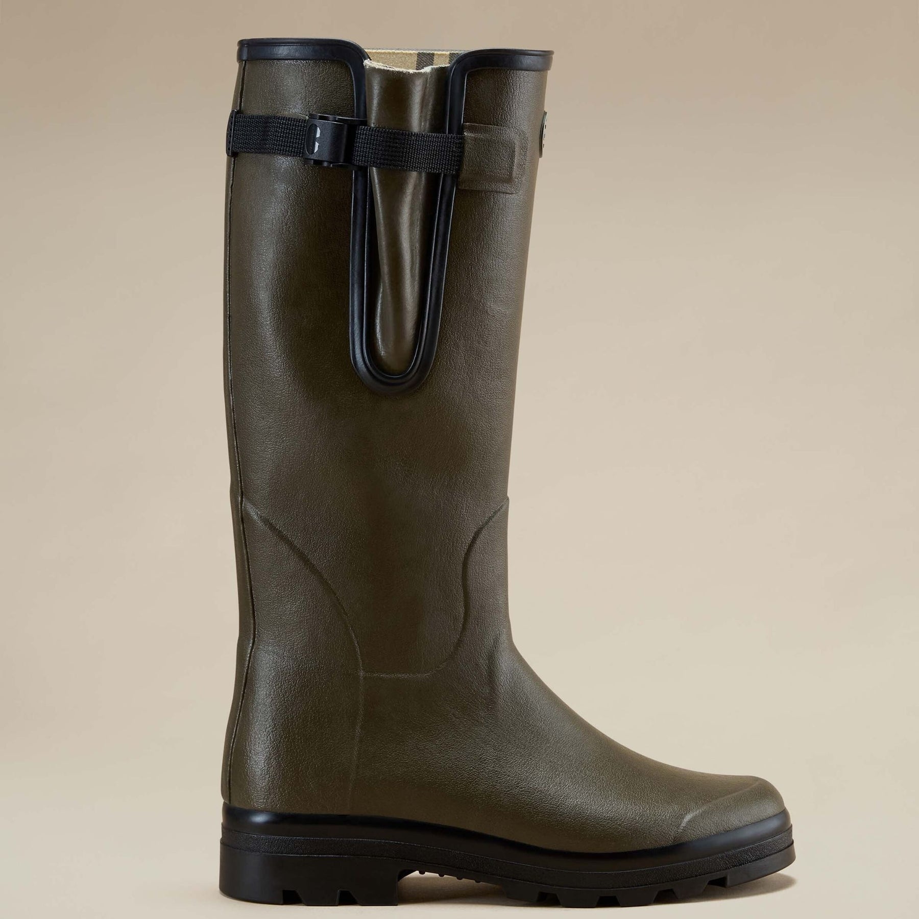 Le Chameau Men's Vierzon Jersey Lined Wellington Boot in Vert Chameau (Chameau Green)