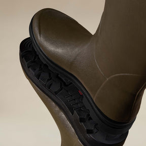 Le Chameau Men's Vierzon Jersey Lined Wellington Boot in Vert Chameau (Chameau Green)