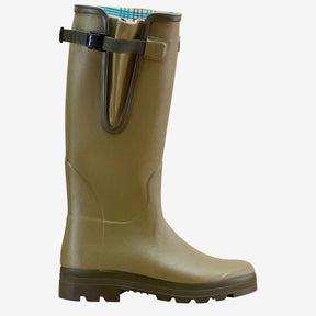 Le Chameau Men's Vierzon Jersey Lined Wellington Boot in Vert Vierzon (Iconic Green)