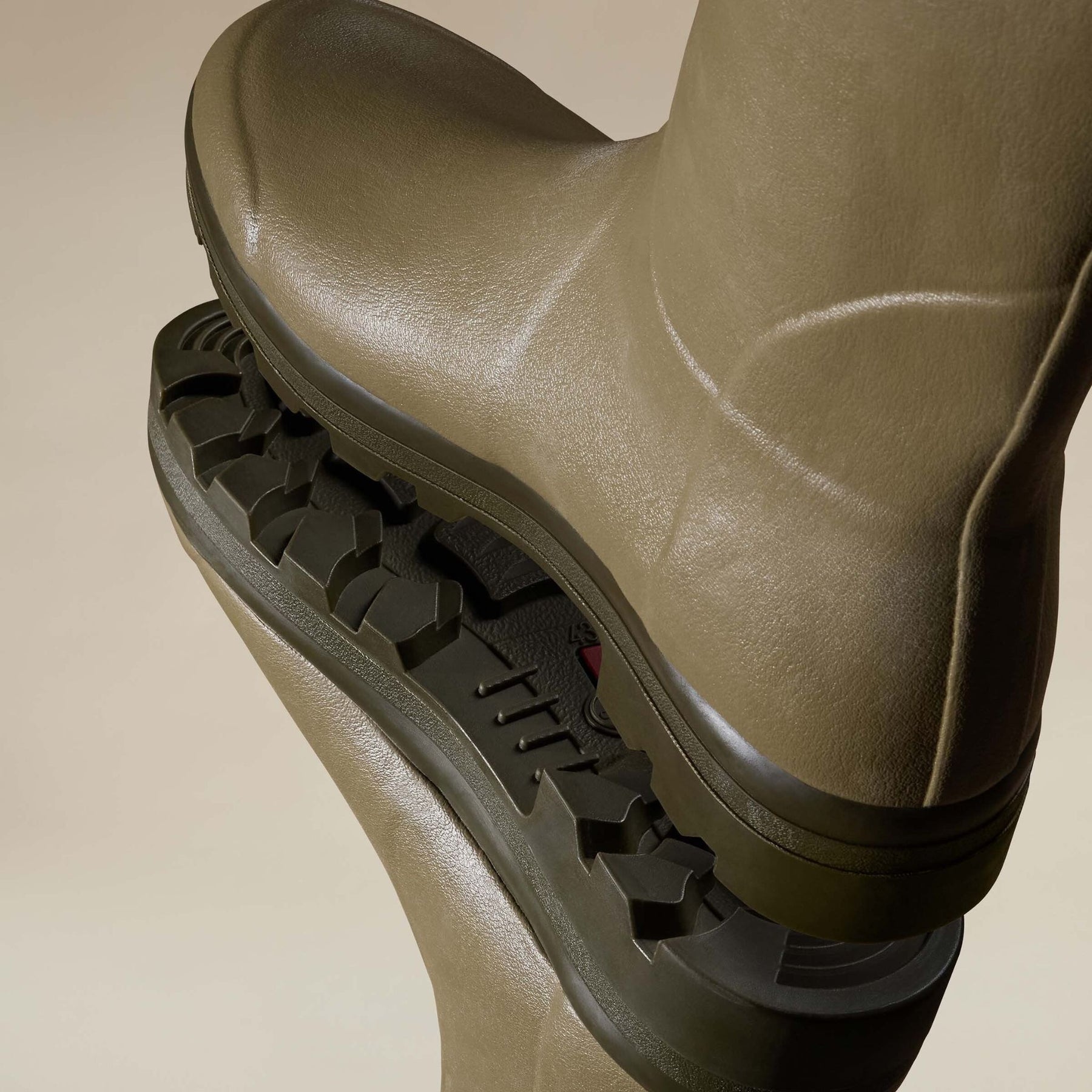 Le Chameau Men's Vierzon Jersey Lined Wellington Boot in Vert Vierzon (Iconic Green)