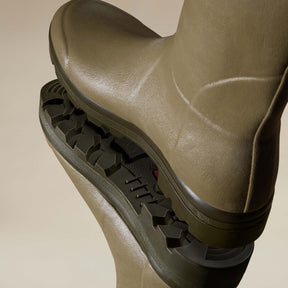 Le Chameau Men's Vierzon Jersey Lined Wellington Boot in Vert Vierzon (Iconic Green)