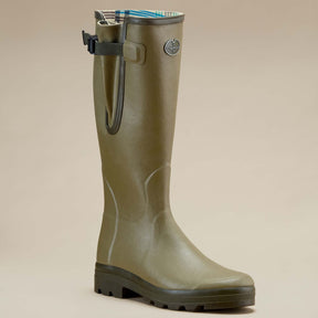 Le Chameau Men's Vierzon Jersey Lined Wellington Boot in Vert Vierzon (Iconic Green)