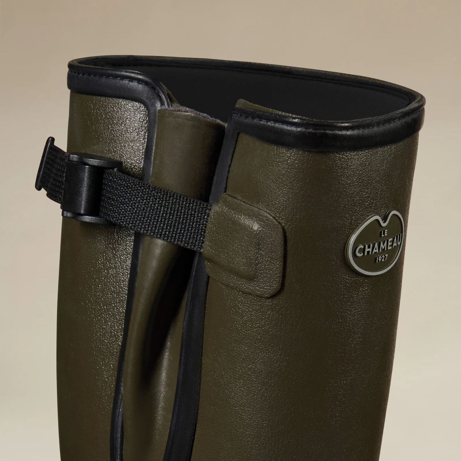 Le Chameau Men's Vierzonord Neoprene Lined Wellington Boot in Chameau Green