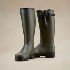 Le Chameau Men's Vierzonord Neoprene Lined Wellington Boot in Chameau Green