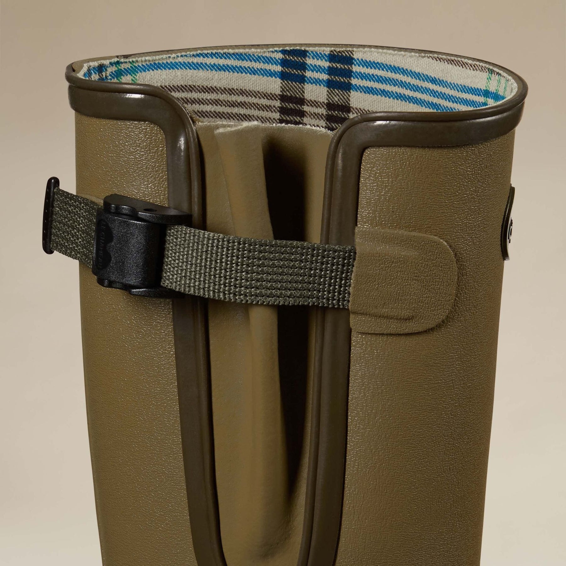 Le Chameau Women's Vierzon Jersey Lined Wellington Boots in Vert Vierzon (Iconic Green)