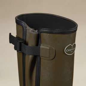 Le Chameau Women's Vierzonord Neoprene Lined Wellington Boot in Chameau Green