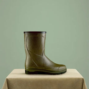 Le Chameau Men's Country Cross Neoprene Lined Bottillon Wellington Boots in Vert Chameau
