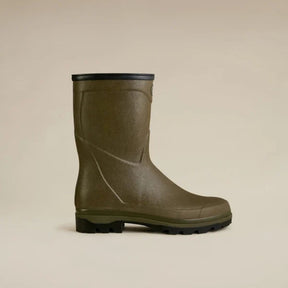 Le Chameau Men's Country Cross Neoprene Lined Bottillon Wellington Boots in Vert Chameau
