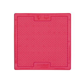 LickiMat Soother Dog Slow Feeding Mat in Pink