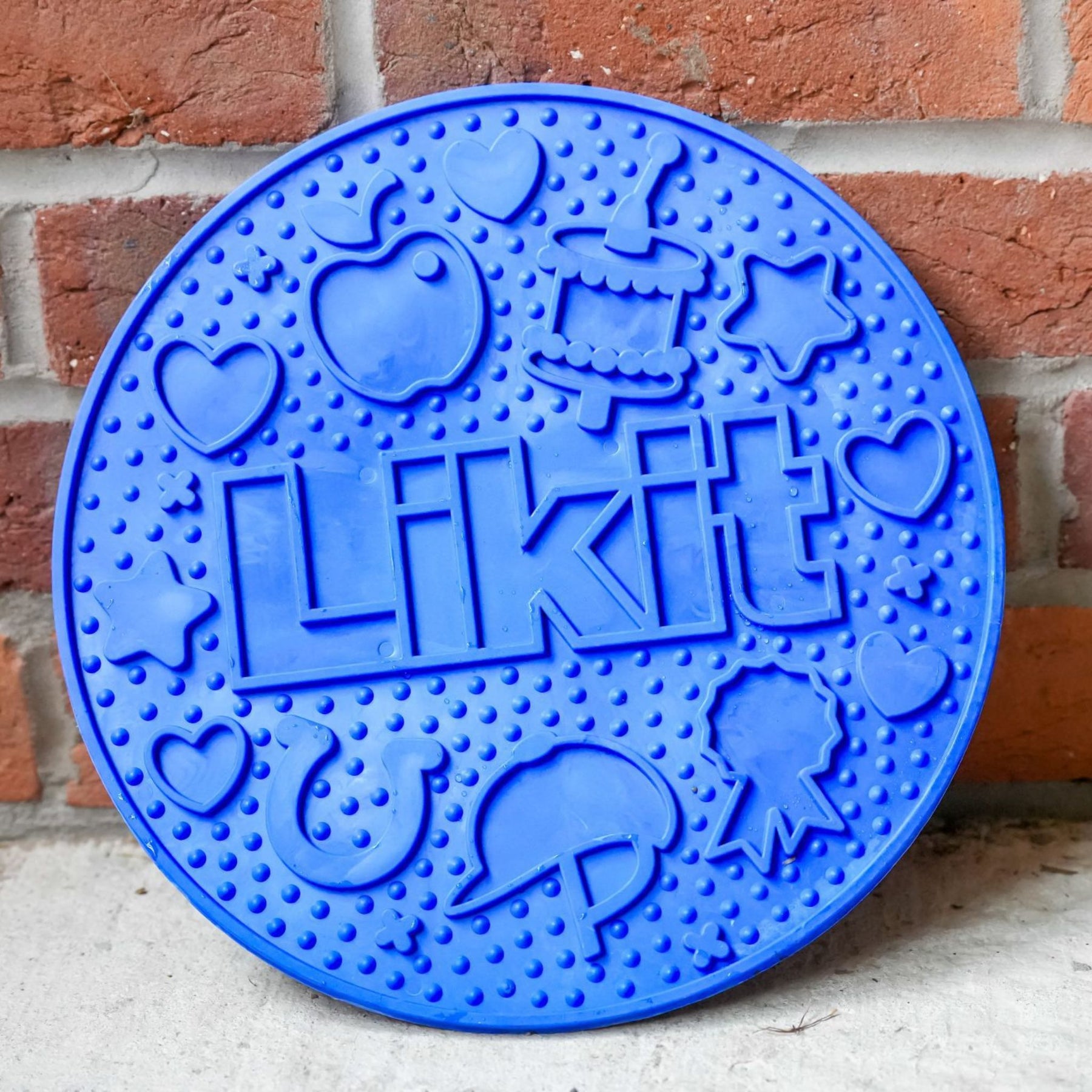 Likit Graze Maze Feeding Lick Mat in Blue