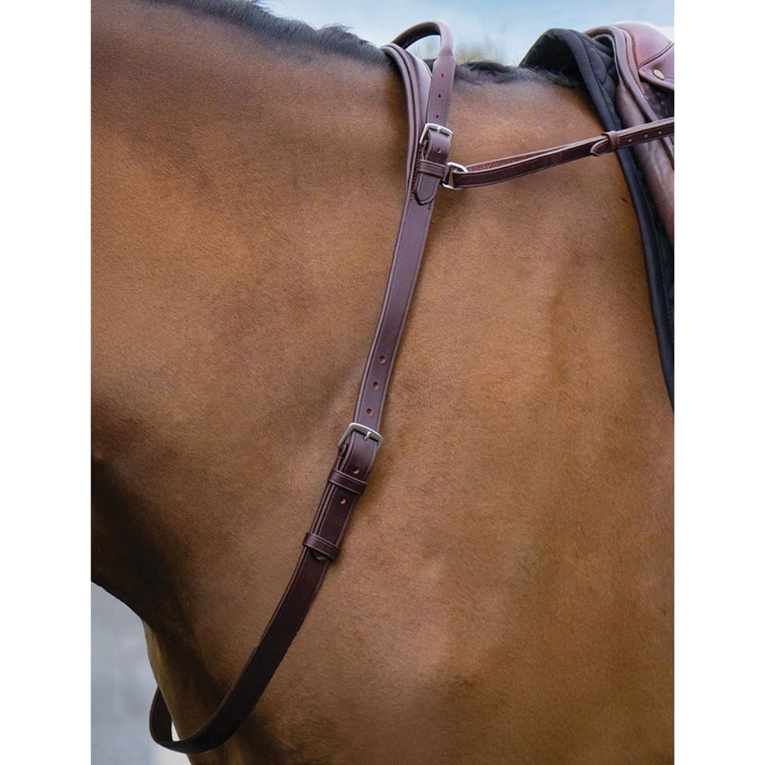 Mackey Neck Strap With Handle in Brown