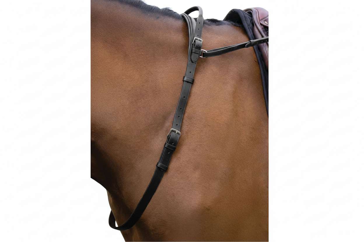 Mackey Neck Strap With Handle in Black