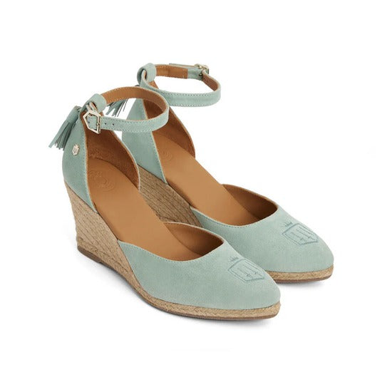 Fairfax & Favor Women's Monaco Wedge in Mint