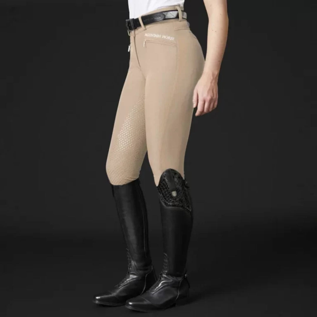 Mountain Horse Diana Silicone Breeches Full Seat Sand