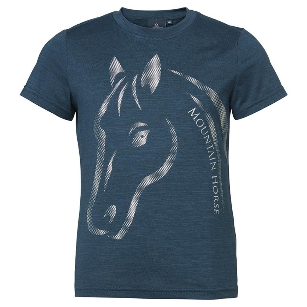 Mountain Horse Kids U&I Tech Tee Navy