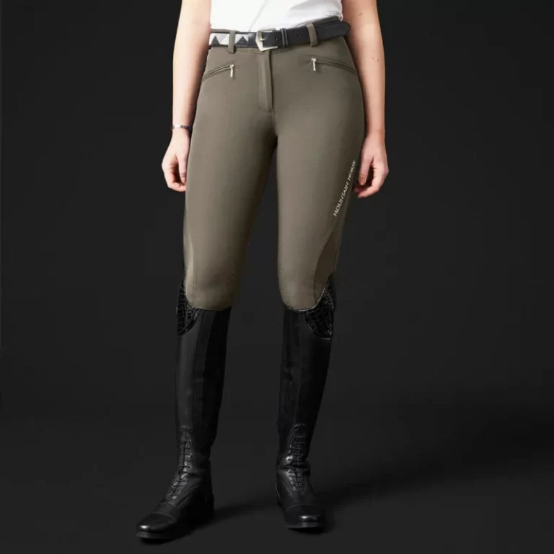 Mountain Horse Marilyn Flex Breeches 3/4 Length Full Seat Taupe