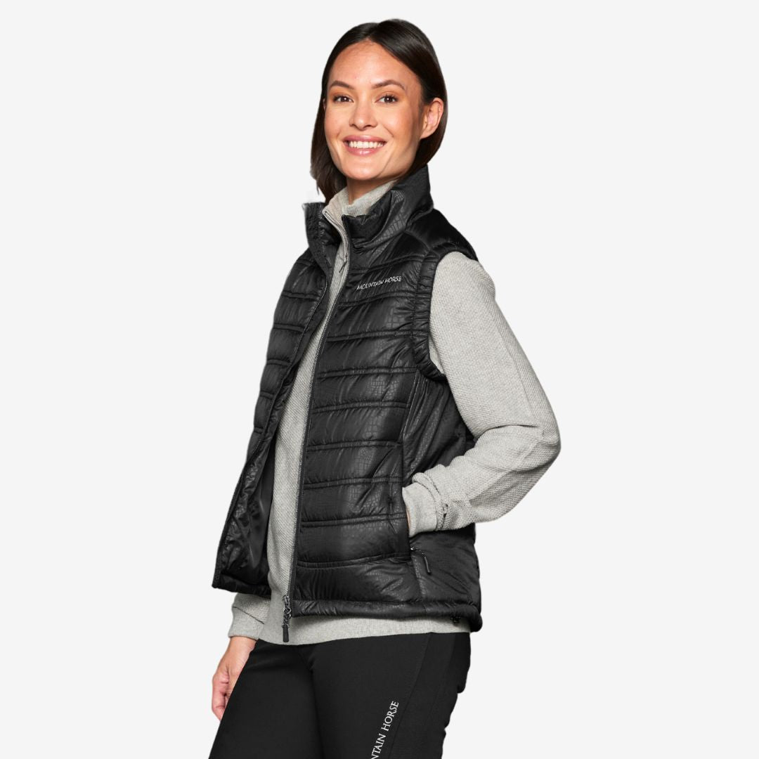 Mountain Horse Unisex Star Bodywarmer in Black