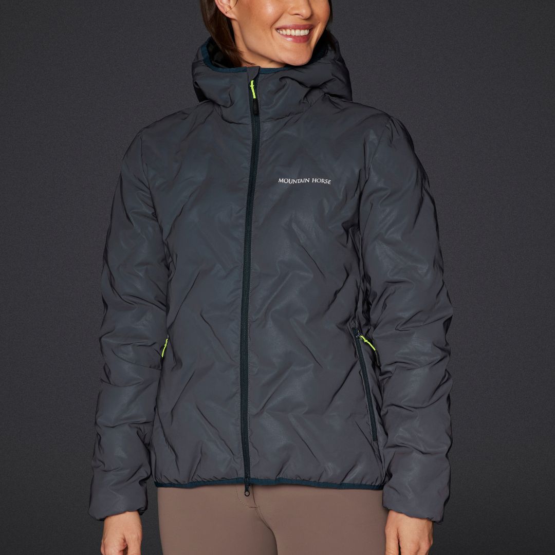 Mountain Horse Women's Lunex Reflective Jacket in Navy