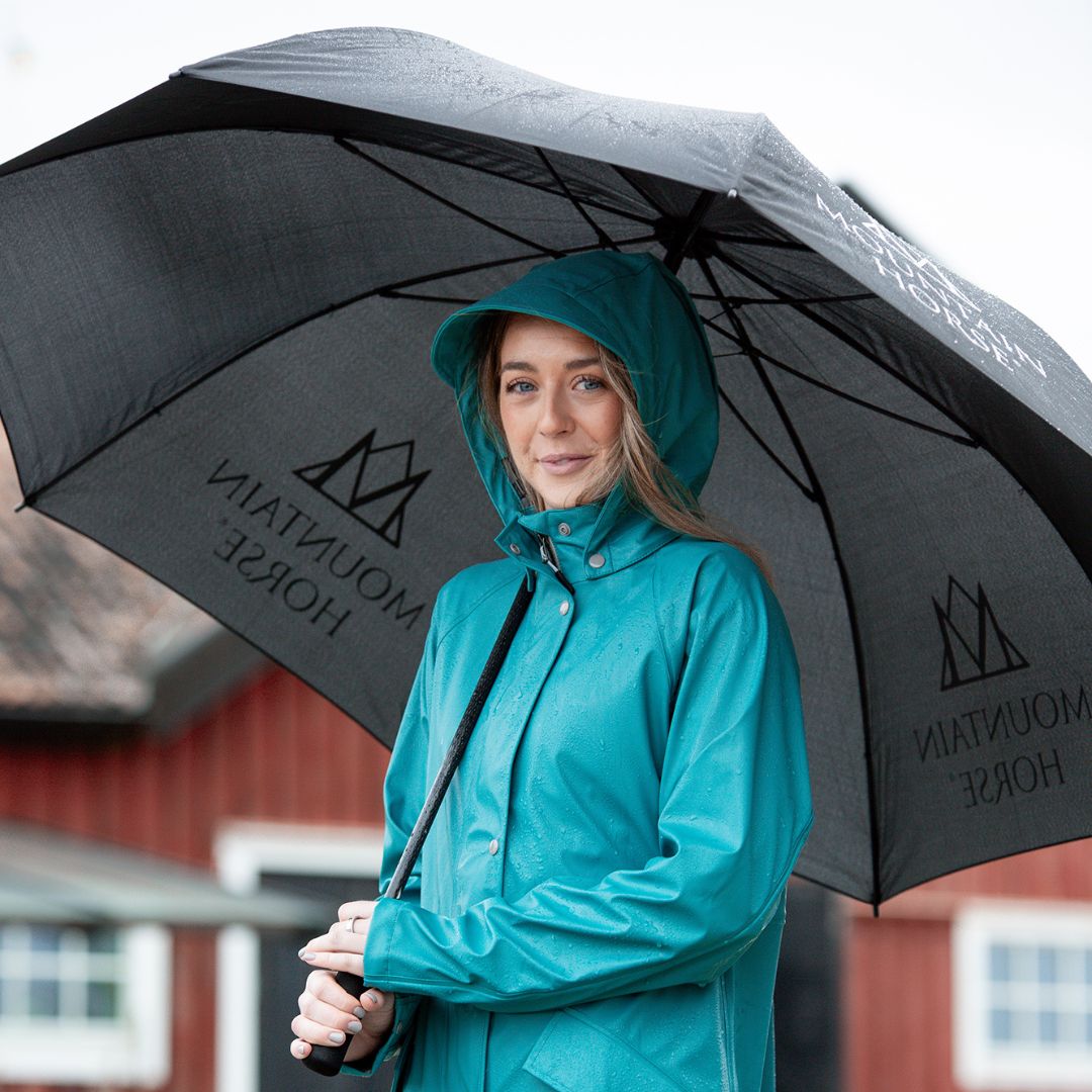 Mountain Horse Women's Mindy Rain Coat in Teal Blue