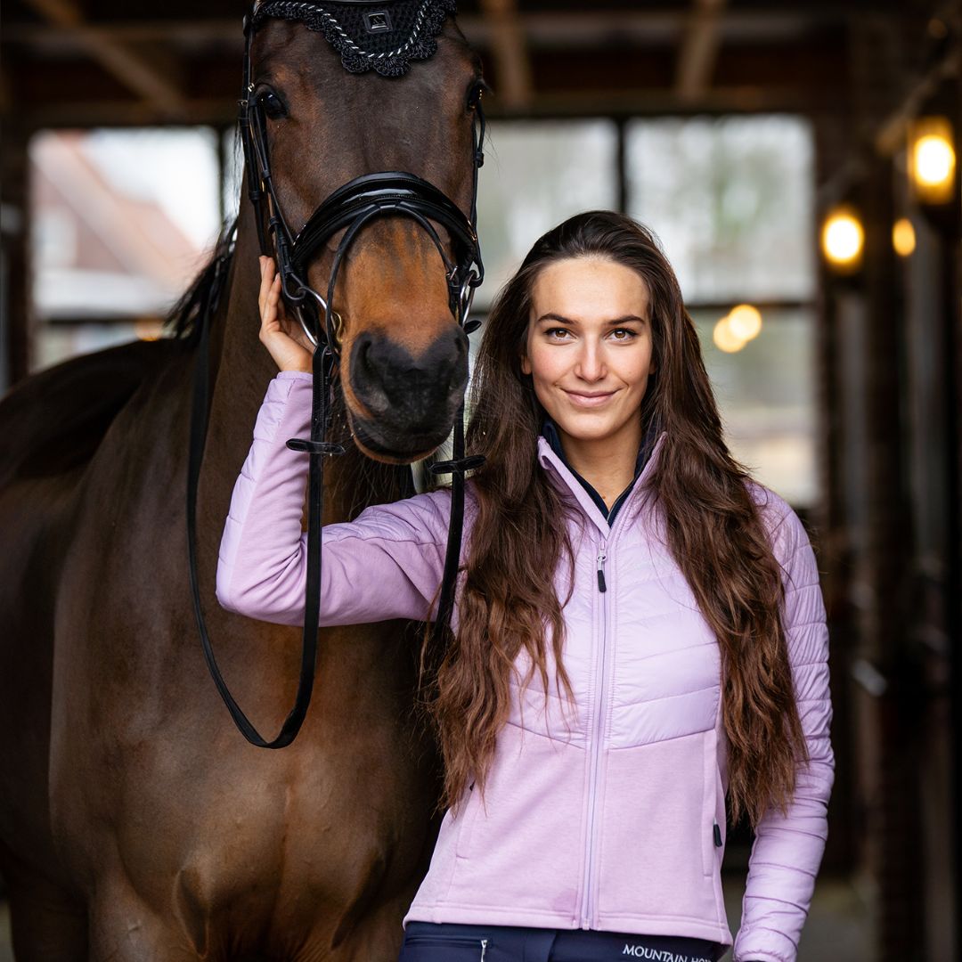 Mountain Horse Women's Prime Hybrid Jacket in Mauve Pink